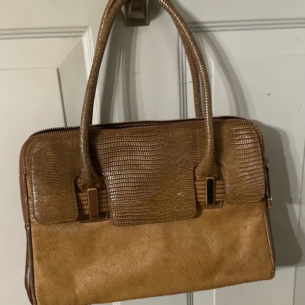 Antonio Melani Chic Brown Leather Bag